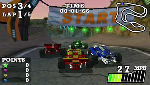 Arcade Racing PSP screenshot 1
